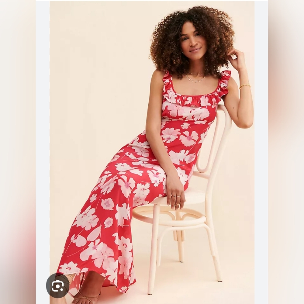 Anthropologie‎ Lily & Lionel Martha Midi Dress Size 8